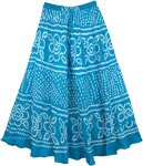 Blue Horizon Cotton Skirt