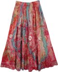 Marble Tie Dye Swamp Long Skirt