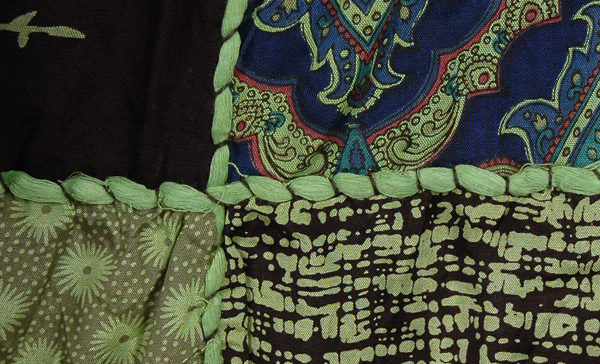 Patchwork Boho Urban Skirt