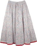 Calming Lotus Womens Long Skirt