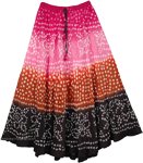 Riviera Tie Dye Long Skirt