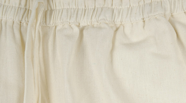 White Cotton Everyday Pants with Pockets for Women