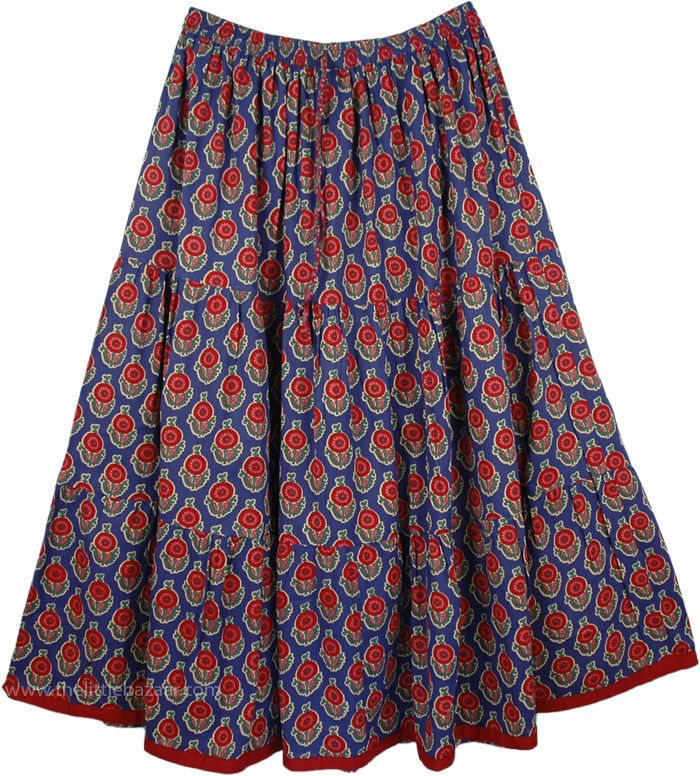 East Bay Plus Size Summer Printed Skirt