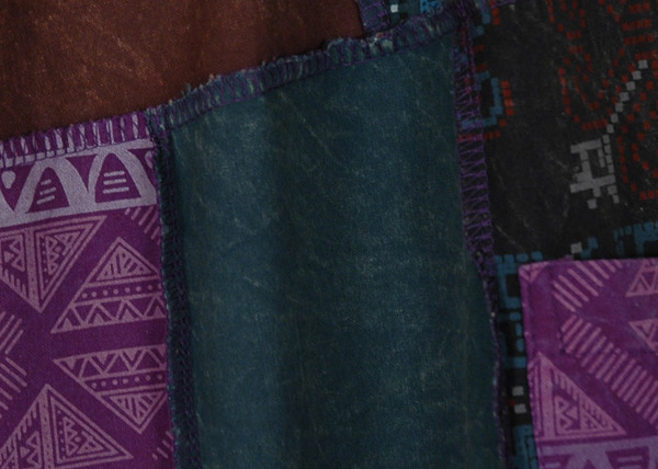 Wise Purple Handmade Eco Patchwork Pants