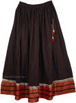 Date Night Red Black Lounge Skirt