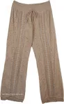 Eyelet Lace Sandrift Womens Pant
