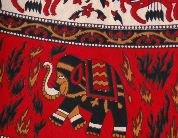 Chilli Pepper Red Wrap Around Skirt