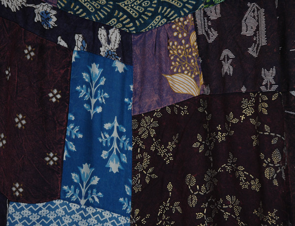 Midnight Boho Breeze Patchwork Flow Pants