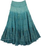 Paradiso Tinsel Cotton Ombre Skirt