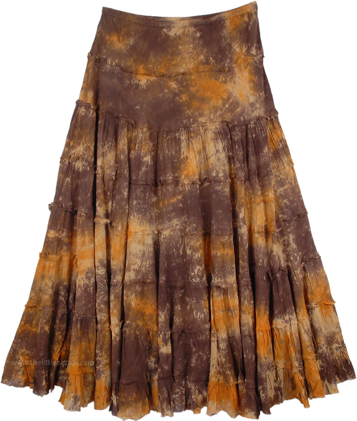 Cowboy Tie Dye Santa Fe Skirt