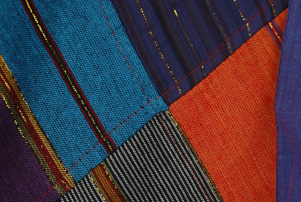 Hippie Cotton Patchwork with Tinsel Tall Skirt