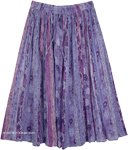 Butterfly Bush Printed Summer Skirt