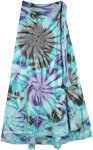 Indian Tie Dye Wrap Long Skirt