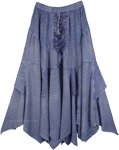 Pale Amethyst Handkerchief Hem Skirt