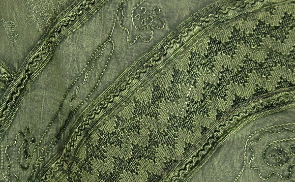 Green Medieval inspired Hippie Rayon Skirt