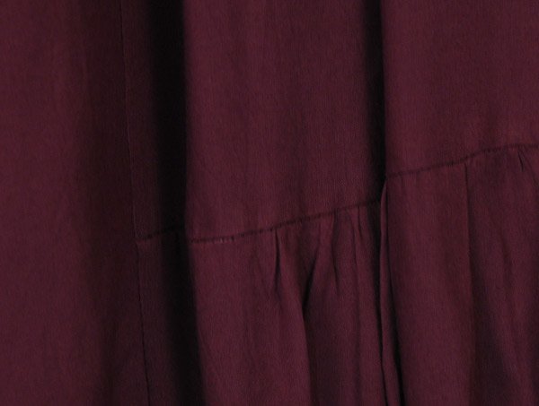 Extra Long Aubergine Solid Harem Trousers
