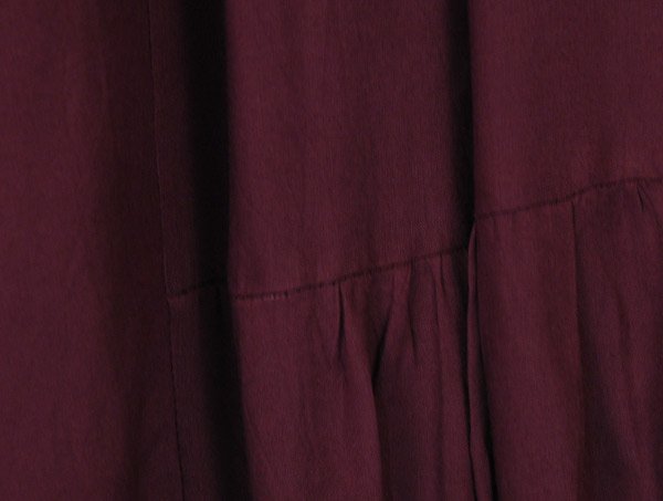 Extra Long Aubergine Solid Harem Trousers