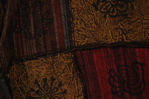 Burgundy Earth Celestial Cotton Palazzos with Pockets