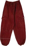 Ruby Journey Vintage-Wash Cotton Cargo Joggers