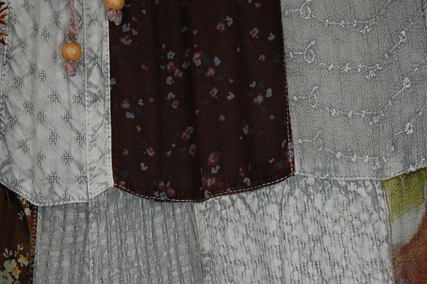 Artistic Fusion Overdyed Grey Flared Boho Pants