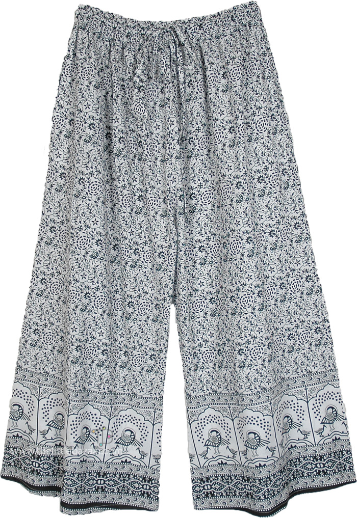 Riverstone Dusk Wide-Leg Cotton Trousers