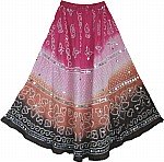Boho Sequin Dancing Long Skirt