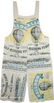 Old Fashioned Balloon Flour Sack Overalls