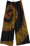 Solar Flares Tie Dye Swirly Pattern Flow Pants