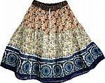 Printed Cotton Summer Short Skirt