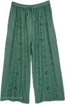 Mint Meadow Embroidered Wide Leg Pants