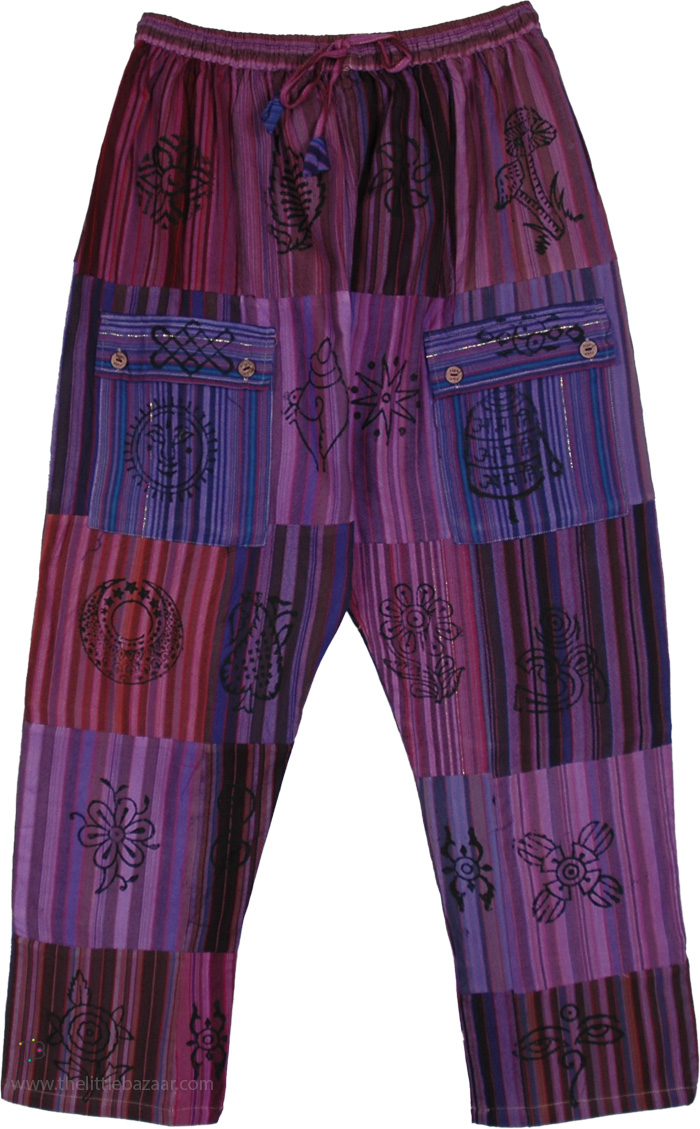 Plum Magic Boho Spirit Patchwork Pants