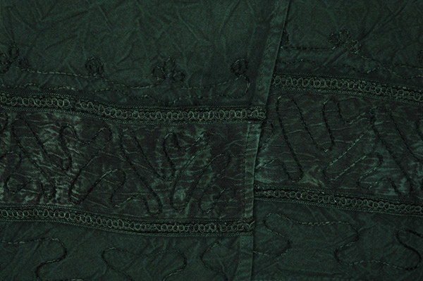 Forest Green Back Front Self Tie Wrap Pant