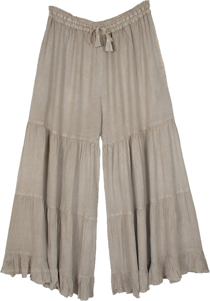 Rodeo Dust Relaxed Fit Tiered Wide Leg Pants