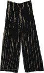 Midnight Tie Dye Straight Leg Gauze Cotton Pants