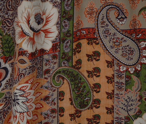 Sandy Safari Paisley Boho Wide Leg Pants