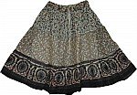 Printed Cotton Summer Short Skirt