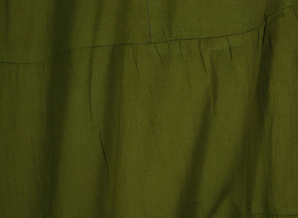 Fern Green Wide-Leg Tiered Lounge Pants