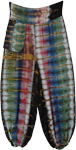 Multicolor Tie-Dye Easygoing Harem Pants