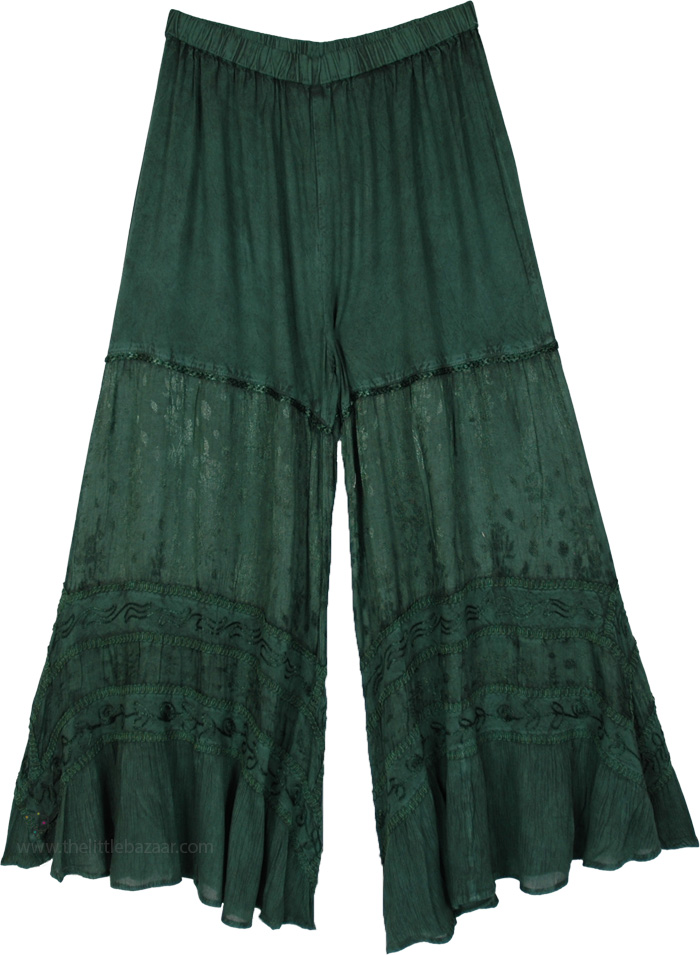 Woodland Maiden Wide Leg Renaissance Pants