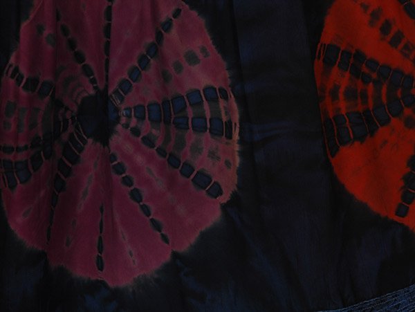 Crinkly Georgette Tie-Dye Boho Maxi Skirt