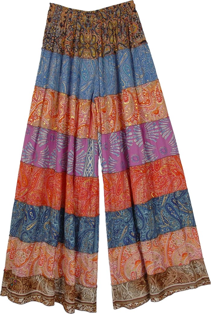 Enchanted Storybook Tiered Patchwork Pants
