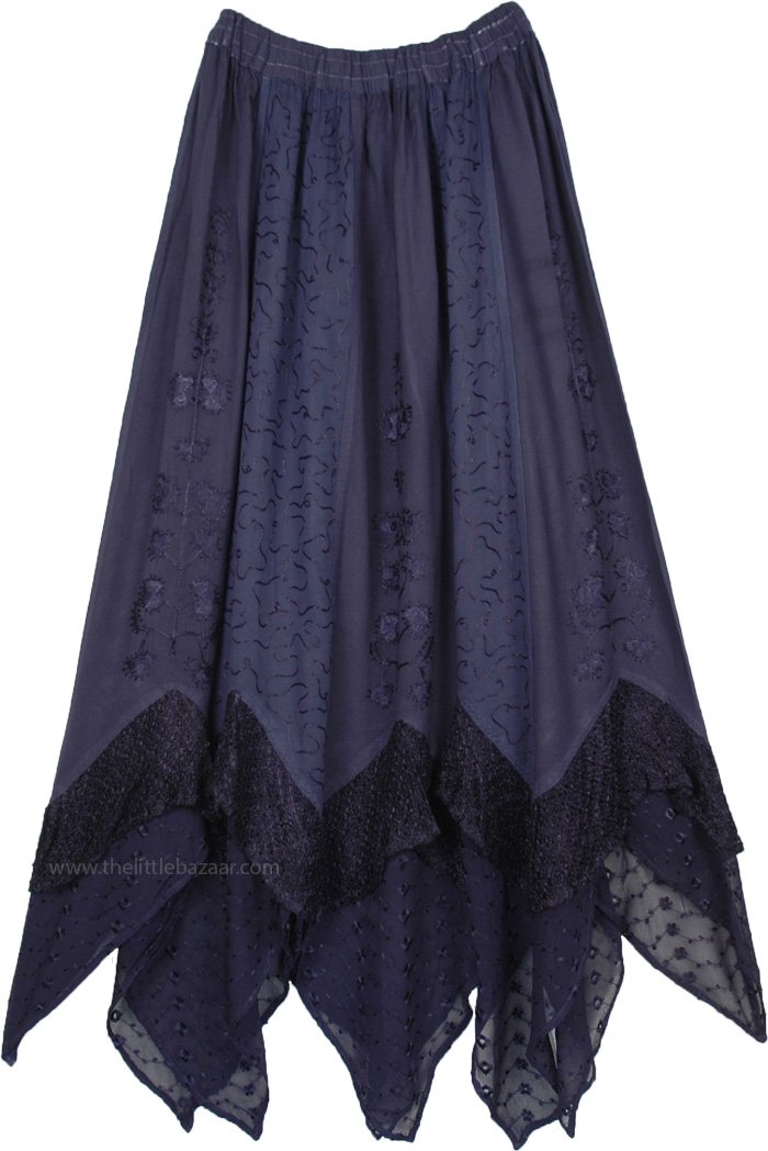 Western Handkerchief Hem Dress