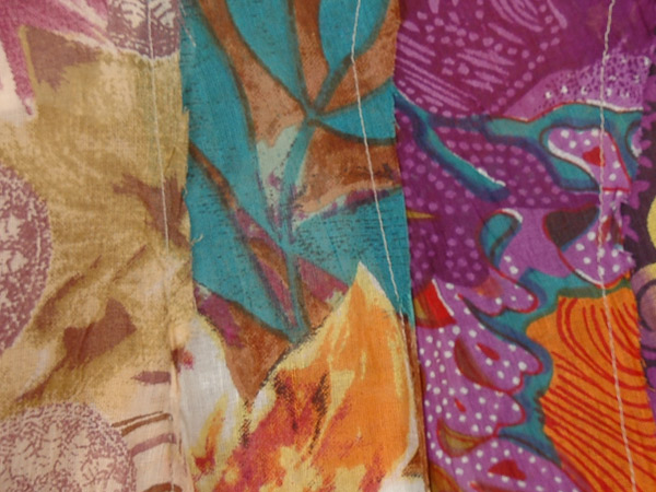 Floral Patchwork Boho Hippie Colorful Wide Legs Pants | Multicoloured ...