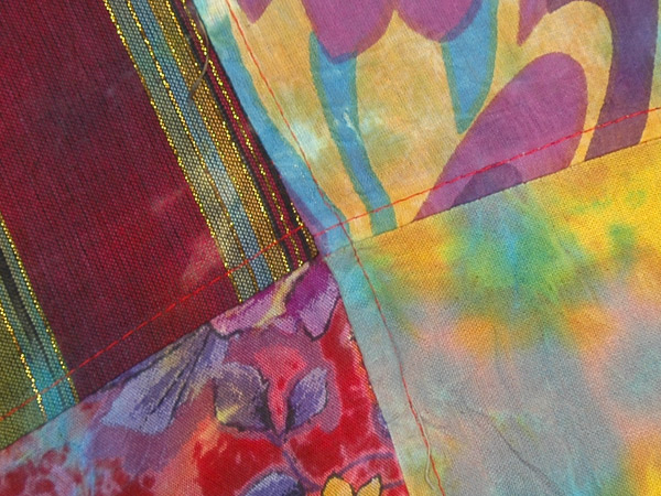 Soulful Gypsy Tie Dye Patchwork Wrap Around Skirt