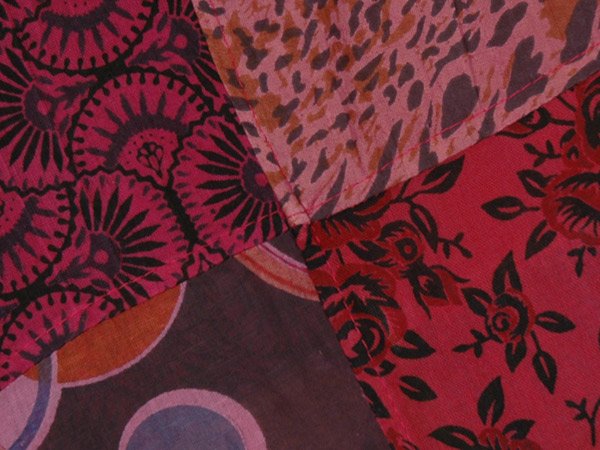 Burgundy Pink Hippie Wrap Skirt Cotton Wrap For Summer