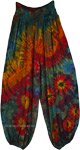 Fire Lily Cozy Baggy Tie-Dye Cuffed Lounge Pants