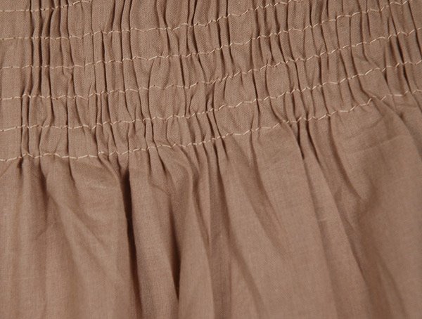 Camel Taupe Culotte Pants with Front Pockets