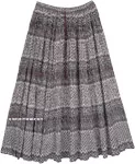 indo Bohemian Printed Cotton Long Skirt