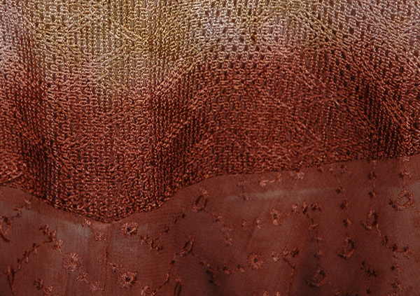 Barn Dance Western Skirt in Rayon Mid Length Skirt