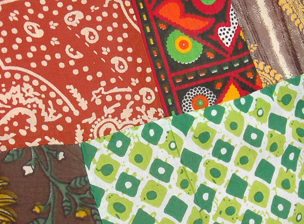 Sustainable Cotton Patchwork Happy Hippie Maxi Skirt